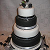 3 tier Round Wedding Cake